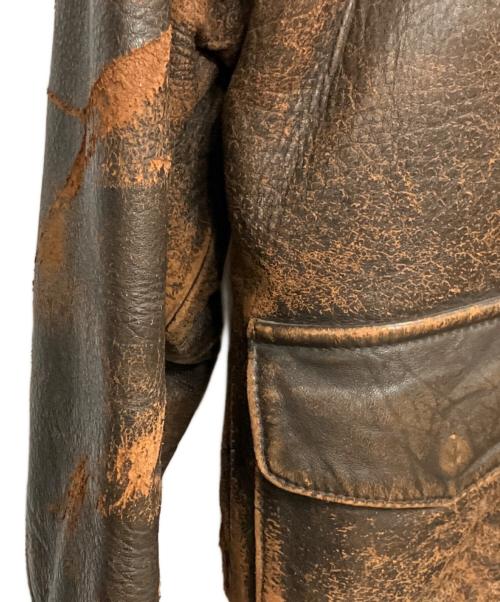 AVIREX（アヴィレックス）AVIREX (アヴィレックス) A-2フライトジャケット ブラウン サイズ:XSの古着・服飾アイテム