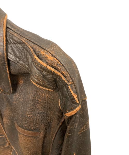 AVIREX（アヴィレックス）AVIREX (アヴィレックス) A-2フライトジャケット ブラウン サイズ:XSの古着・服飾アイテム