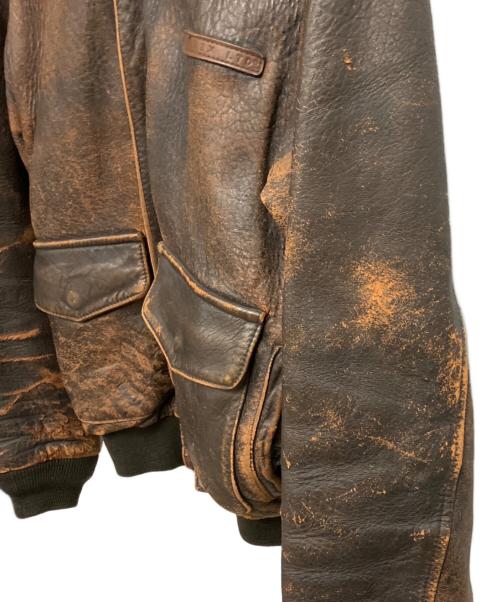 AVIREX（アヴィレックス）AVIREX (アヴィレックス) A-2フライトジャケット ブラウン サイズ:XSの古着・服飾アイテム