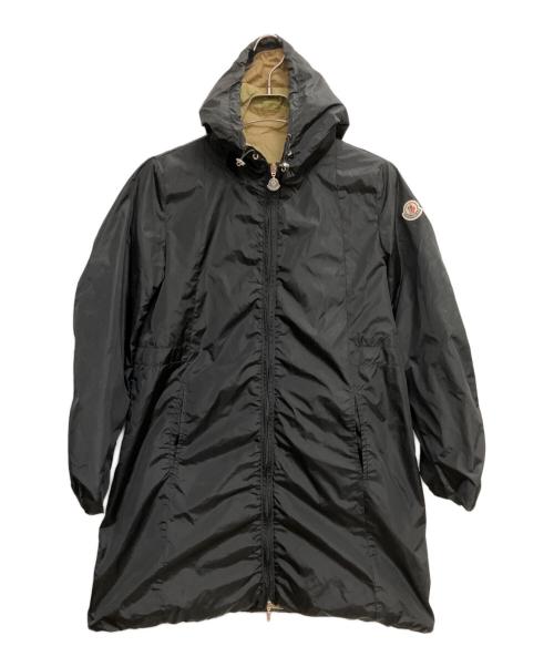MONCLER（モンクレール）MONCLER (モンクレール) OMBRE ナイロンフーデッドコート ブラック サイズ:1の古着・服飾アイテム