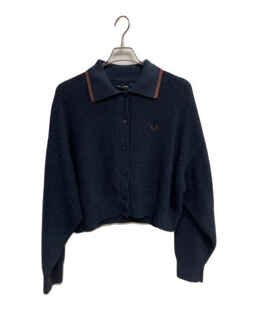 FRED PERRY（フレッドペリー）FRED PERRY (フレッドペリー) RAY BEAMS (レイ ビームス) 薄手ニット ネイビー サイズ:10の古着・服飾アイテム