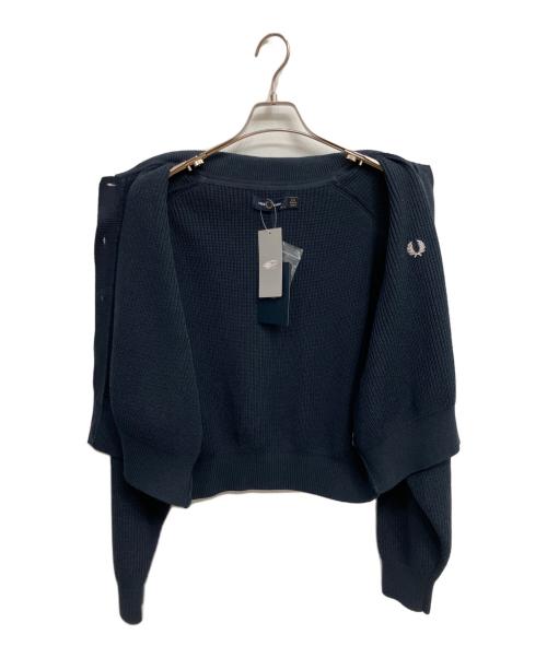 FRED PERRY（フレッドペリー）FRED PERRY (フレッドペリー) RAY BEAMS (レイ ビームス) 薄手ニット ネイビー サイズ:10の古着・服飾アイテム