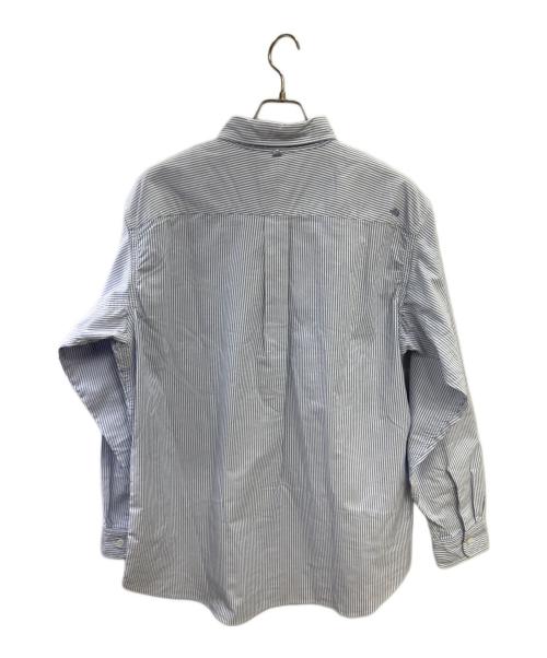 THE NORTH FACE（ザ ノース フェイス）THE NORTH FACE (ザ ノース フェイス) ボタンダウンストライプフィールドシャツ ブルー サイズ:Lの古着・服飾アイテム