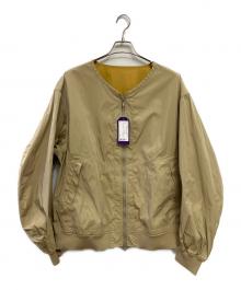 THE NORTH FACE（ザ ノース フェイス）の古着「リバーシブルジャケット/Double-built Field Cardigan」｜イエロー×ベージュ