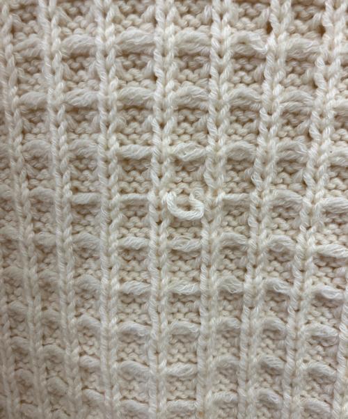 Maison Margiela（メゾンマルジェラ）Maison Margiela (メゾンマルジェラ) 厚手ニット アイボリー サイズ:Sの古着・服飾アイテム