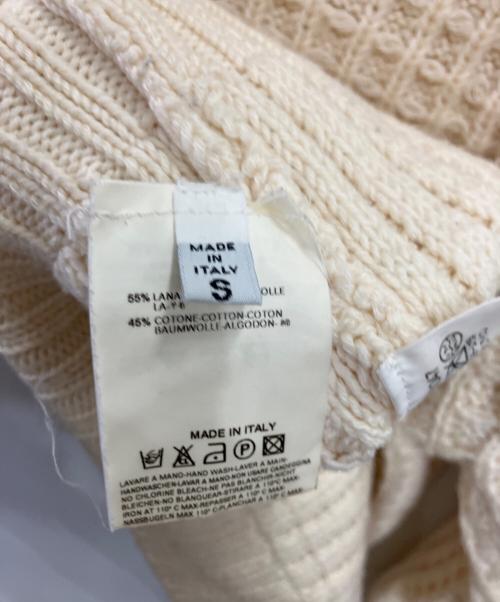 Maison Margiela（メゾンマルジェラ）Maison Margiela (メゾンマルジェラ) 厚手ニット アイボリー サイズ:Sの古着・服飾アイテム