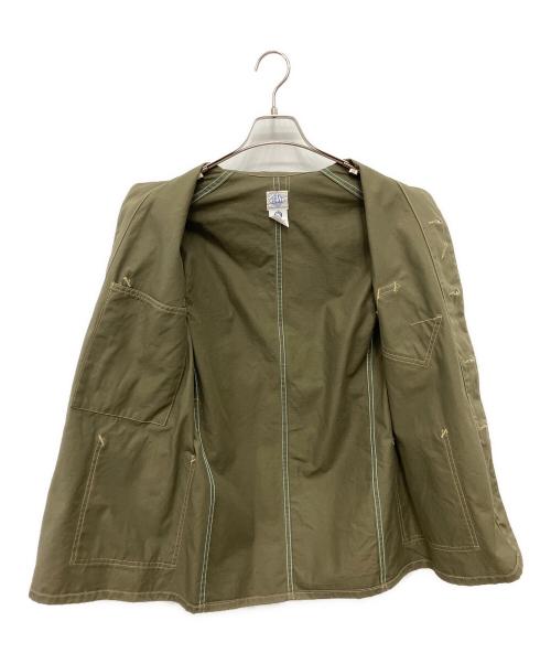 POST O'ALLS（ポストオーバーオールズ）POST O'ALLS (ポストオーバーオールズ) カバーオール オリーブ サイズ:Sの古着・服飾アイテム