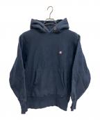 Championチャンピオン）の古着「リバースウィーブ　プルオーバーパーカー」｜ネイビー