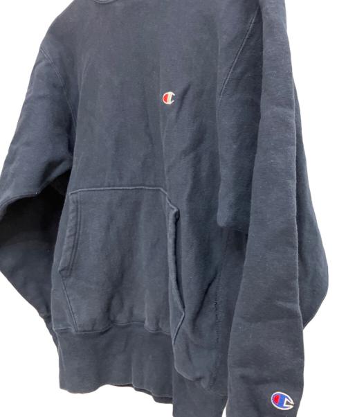 Champion（チャンピオン）Champion (チャンピオン) リバースウィーブ　プルオーバーパーカー ネイビー サイズ:Mの古着・服飾アイテム