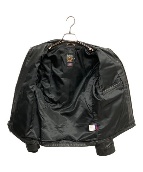 SCHOTT BROS.（ショット）SCHOTT BROS. (ショット) レザートラッカージャケット ブラック サイズ:36の古着・服飾アイテム