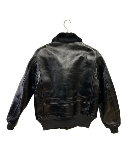 BUZZ RICKSON'S（バズリクソンズ）BUZZ RICKSON'S (バズリクソンズ) WILLIAM GIBSON COLLECTION Type BLACK AN-J-3A HORSEHIDE MODEL ブラック サイズ:40の古着・服飾アイテム