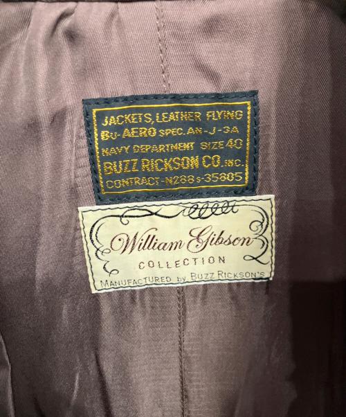 BUZZ RICKSON'S（バズリクソンズ）BUZZ RICKSON'S (バズリクソンズ) WILLIAM GIBSON COLLECTION Type BLACK AN-J-3A HORSEHIDE MODEL ブラック サイズ:40の古着・服飾アイテム