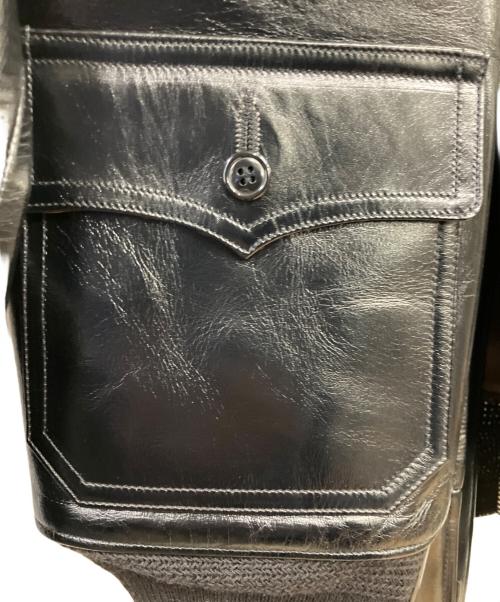 BUZZ RICKSON'S（バズリクソンズ）BUZZ RICKSON'S (バズリクソンズ) WILLIAM GIBSON COLLECTION Type BLACK AN-J-3A HORSEHIDE MODEL ブラック サイズ:40の古着・服飾アイテム