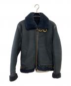 Cinquantaチンクワンタ）の古着「ムートンジャケット」｜ネイビー