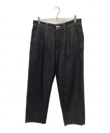LEVI'S（リーバイス）の古着「ワイドデニムパンツ」｜ブラック