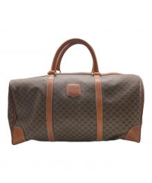 CELINE（セリーヌ）の古着「マカダム ボストンバッグ」｜ブラウン