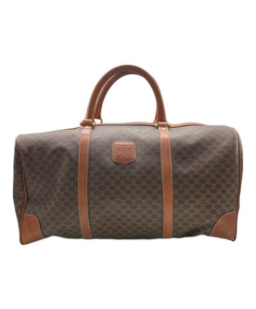 CELINE（セリーヌ）CELINE (セリーヌ) マカダム ボストンバッグ ブラウンの古着・服飾アイテム