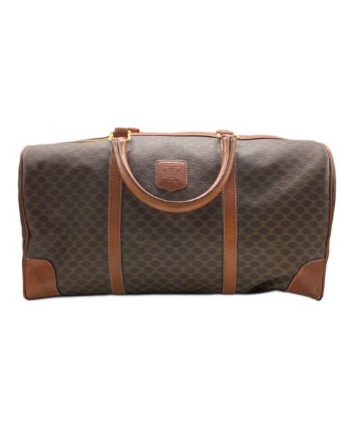 CELINE（セリーヌ）CELINE (セリーヌ) マカダム ボストンバッグ ブラウンの古着・服飾アイテム