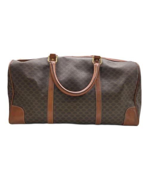 CELINE（セリーヌ）CELINE (セリーヌ) マカダム ボストンバッグ ブラウンの古着・服飾アイテム