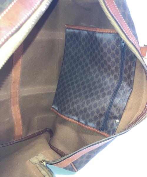 CELINE（セリーヌ）CELINE (セリーヌ) マカダム ボストンバッグ ブラウンの古着・服飾アイテム