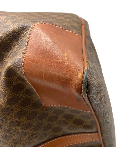 CELINE（セリーヌ）CELINE (セリーヌ) マカダム ボストンバッグ ブラウンの古着・服飾アイテム