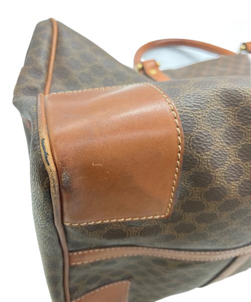 CELINE（セリーヌ）CELINE (セリーヌ) マカダム ボストンバッグ ブラウンの古着・服飾アイテム