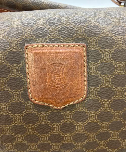 CELINE（セリーヌ）CELINE (セリーヌ) マカダム ボストンバッグ ブラウンの古着・服飾アイテム