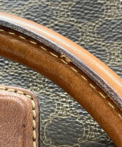 CELINE（セリーヌ）CELINE (セリーヌ) マカダム ボストンバッグ ブラウンの古着・服飾アイテム