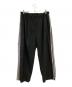 journal standard luxe（ジャーナルスタンダード ラックス）の古着「ラインパンツ」｜ブラック