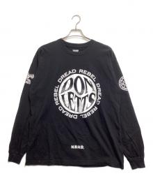 NEIGHBORHOOD×REBEL DREAD HARDWARE（ネイバーフッド×リアルドレッドハードウェア）の古着「グラフィックTシャツ」｜ブラック