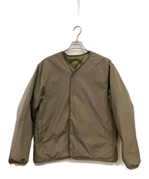 nanamica（ナナミカ）nanamica (ナナミカ) Reversible Down Cardigan オリーブ サイズ:Mの古着・服飾アイテム