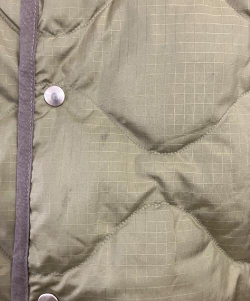 nanamica（ナナミカ）nanamica (ナナミカ) Reversible Down Cardigan オリーブ サイズ:Mの古着・服飾アイテム