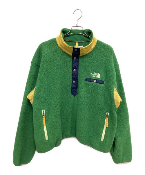 THE NORTH FACE（ザ ノース フェイス）THE NORTH FACE (ザ ノース フェイス) BRAIN DEAD (ブレインデッド) Crossover polar fleece Jacket グリーン サイズ:Lの古着・服飾アイテム