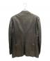 BOSS HUGO BOSS (ボス ヒューゴボス) レザージャケット ブラック サイズ:52：18000円