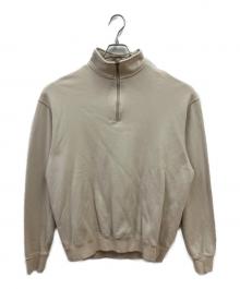 THE NORTH FACE（ザ ノース フェイス）の古着「ハーフジップスウェット」｜ベージュ