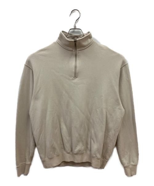 THE NORTH FACE（ザ ノース フェイス）THE NORTH FACE (ザ ノース フェイス) ハーフジップスウェット ベージュ サイズ:Lの古着・服飾アイテム
