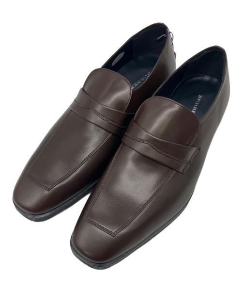 BURBERRY（バーバリー）BURBERRY (バーバリー) レザーシューズ ブラウン サイズ:26cm(EEE)の古着・服飾アイテム