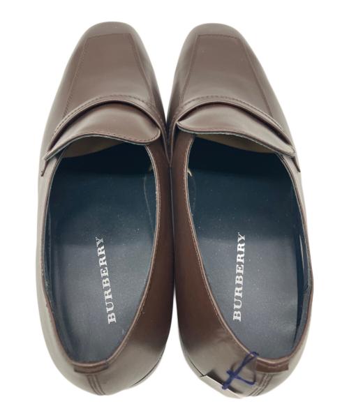 BURBERRY（バーバリー）BURBERRY (バーバリー) レザーシューズ ブラウン サイズ:26cm(EEE)の古着・服飾アイテム