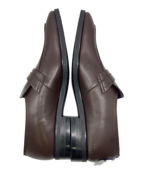 BURBERRY（バーバリー）BURBERRY (バーバリー) レザーシューズ ブラウン サイズ:26cm(EEE)の古着・服飾アイテム
