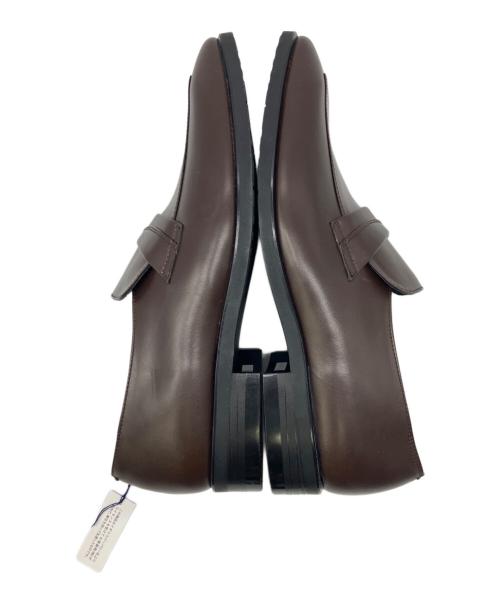 BURBERRY（バーバリー）BURBERRY (バーバリー) レザーシューズ ブラウン サイズ:26cm(EEE)の古着・服飾アイテム