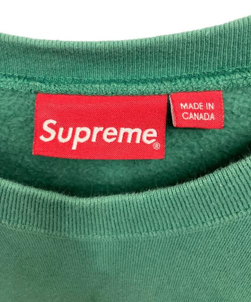 SUPREME（シュプリーム）SUPREME (シュプリーム) Side Arc Crewneck グリーン サイズ:Mの古着・服飾アイテム