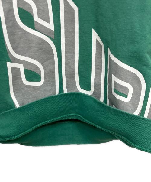 SUPREME（シュプリーム）SUPREME (シュプリーム) Side Arc Crewneck グリーン サイズ:Mの古着・服飾アイテム