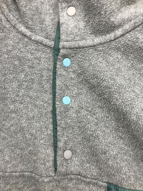 Patagonia SYNCHILLA（パタゴニア シンチラ）Patagonia SYNCHILLA (パタゴニア シンチラ) ハーフスナップフリースジャケット グレー サイズ:Mの古着・服飾アイテム