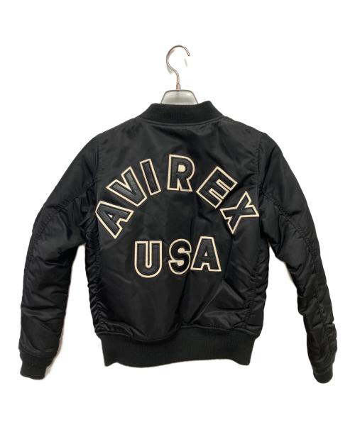 AVIREX（アヴィレックス）AVIREX (アヴィレックス) MA-1ジャケット ブラック サイズ:Mの古着・服飾アイテム