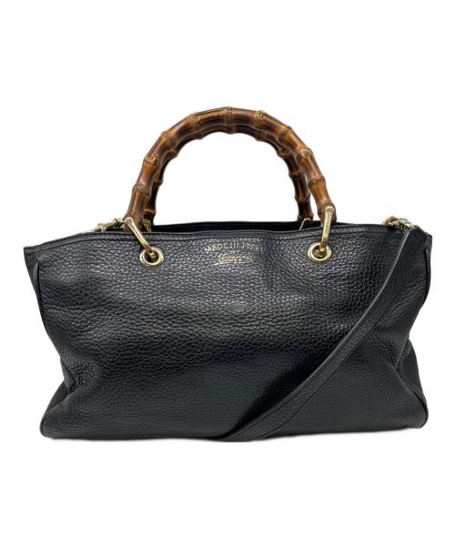 GUCCI（グッチ）GUCCI (グッチ) 2WAYバッグ ブラックの古着・服飾アイテム