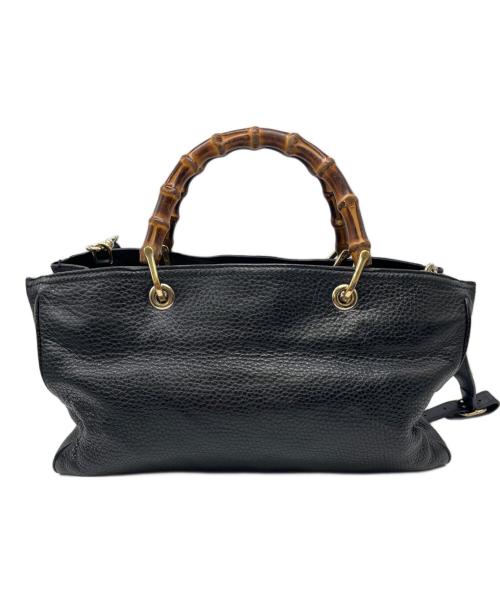 GUCCI（グッチ）GUCCI (グッチ) 2WAYバッグ ブラックの古着・服飾アイテム