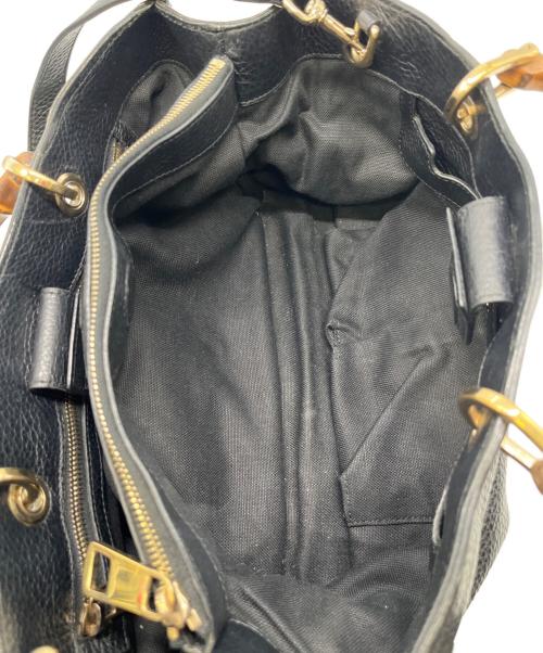 GUCCI（グッチ）GUCCI (グッチ) 2WAYバッグ ブラックの古着・服飾アイテム