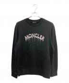 MONCLERモンクレール）の古着「ロゴプリントスウェットシャツ」｜ブラック