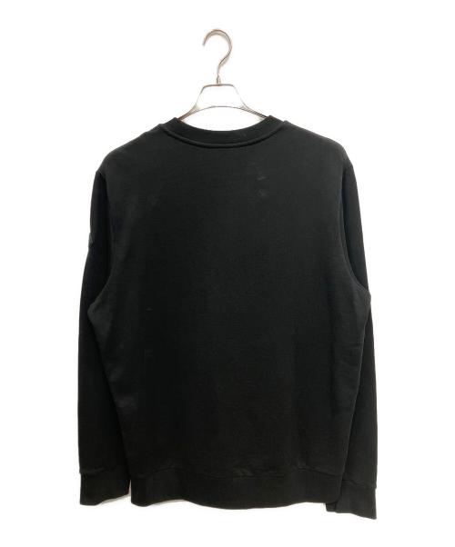 MONCLER（モンクレール）MONCLER (モンクレール) ロゴプリントスウェットシャツ ブラック サイズ:XXLの古着・服飾アイテム
