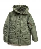 BEAMS PLUSビームスプラス）の古着「N-3Bタイプコート」｜オリーブ